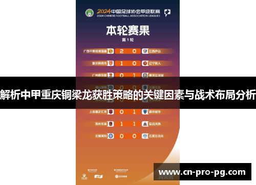 解析中甲重庆铜梁龙获胜策略的关键因素与战术布局分析 解析中甲重庆铜梁龙获胜策略的关键因素与战术布局分析