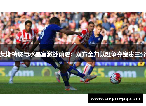 莱斯特城与水晶宫激战前瞻：双方全力以赴争夺宝贵三分